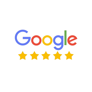 Google with five-stars logo